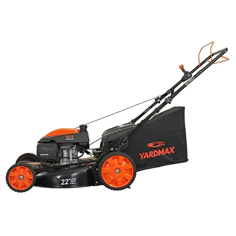 YG2860 22-Inch Self-Propelled Gas Lawn Mower – 201cc CVT Drive and 3-in-1 Versatile Cutting System