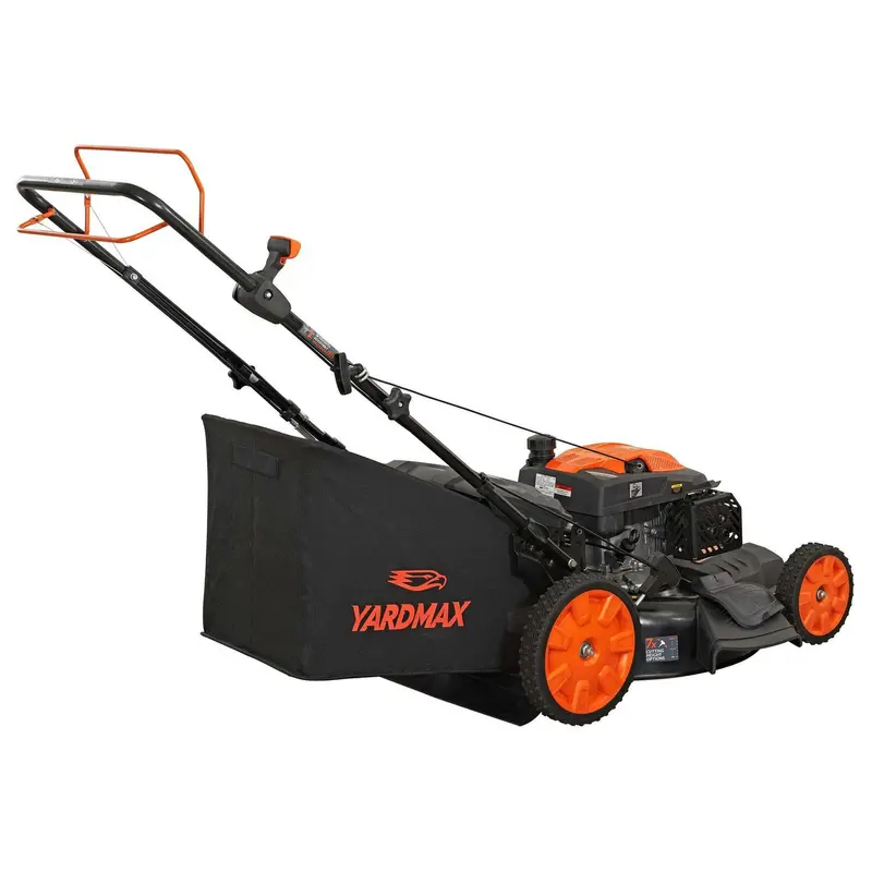 YG2860 22-Inch Self-Propelled Gas Lawn Mower – 201cc CVT Drive and 3-in-1 Versatile Cutting System