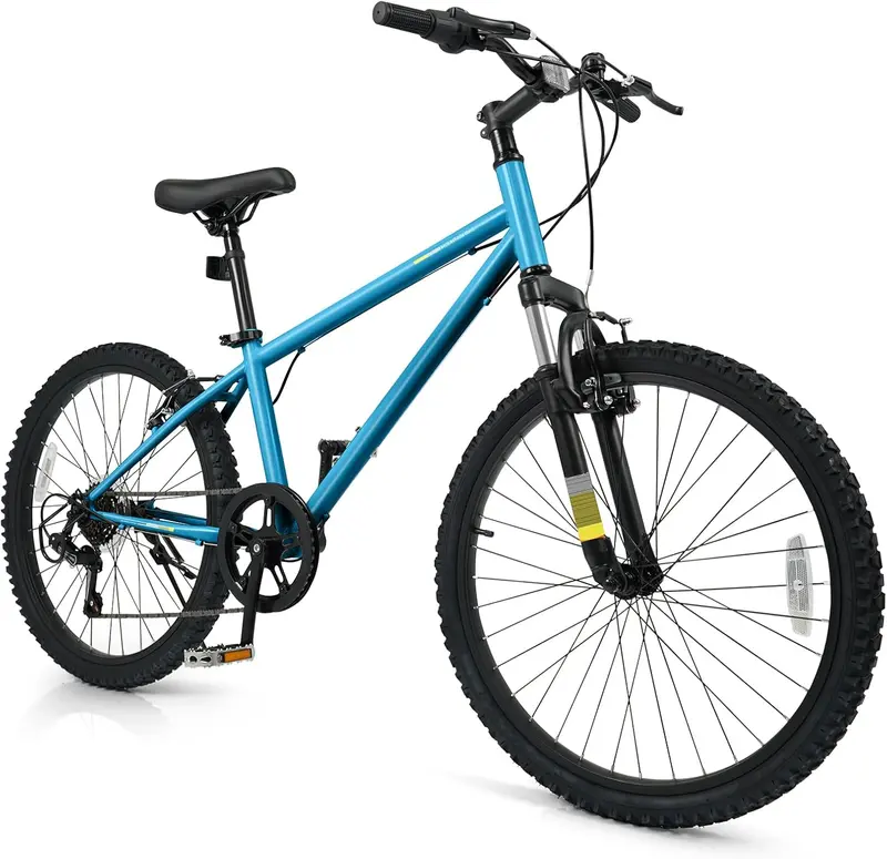 Youth Mountain Bike – 20" and 24" 6-Speed Models with Front Suspension Fork
