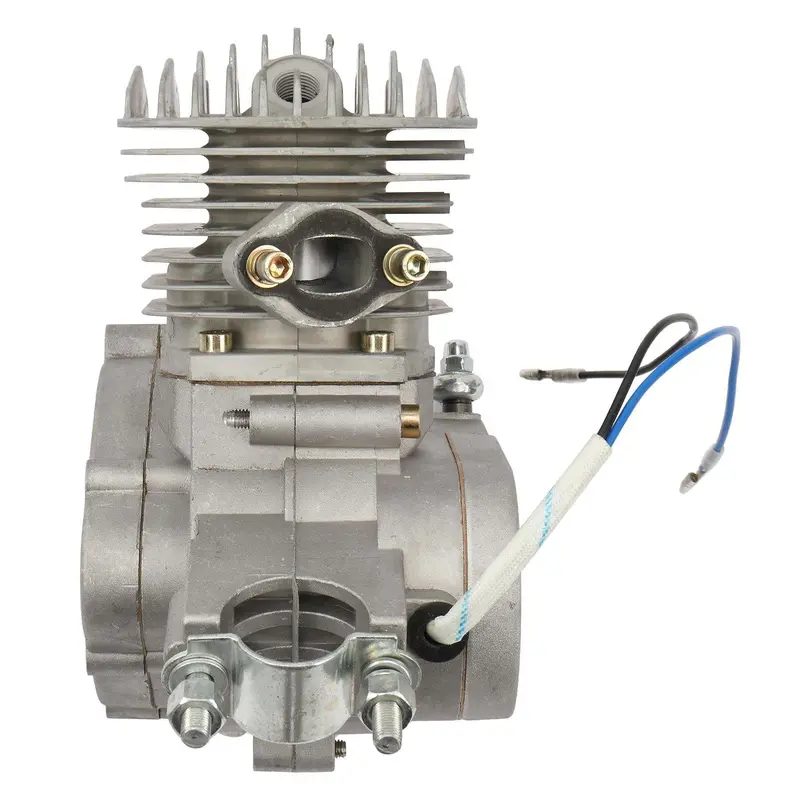 Zimtown 80cc 2-Stroke Motor Conversion Kit – Silver-White Engine for 26" Bikes