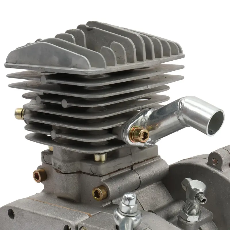 Zimtown 80cc 2-Stroke Motor Conversion Kit – Silver-White Engine for 26" Bikes