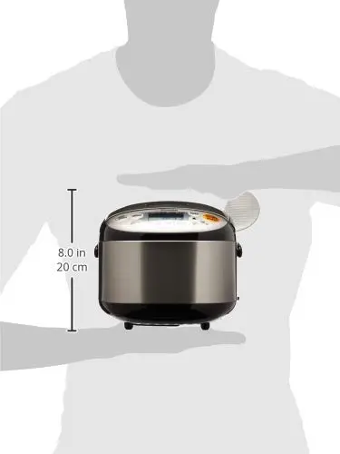 Zojirushi 3-Cup Stainless Steel Rice Cooker and Warmer – NS-TSC30 Model